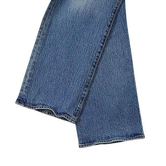 Levi's 501 Mens Blue Denim Button Fly Straight Leg Jeans, Size 38X30, PRE-OWNED - Picture 5 of 11